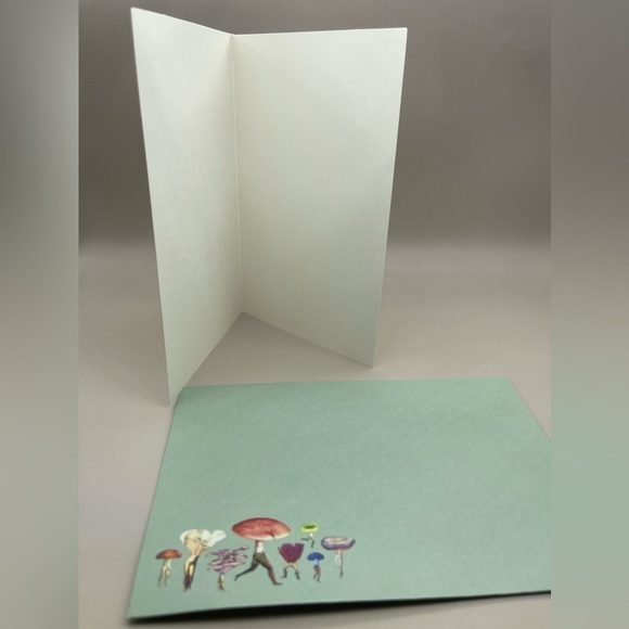 Art of Nature Mushroom Blank Greeting Card, Cream, Bundle Item - Picture 5 of 5